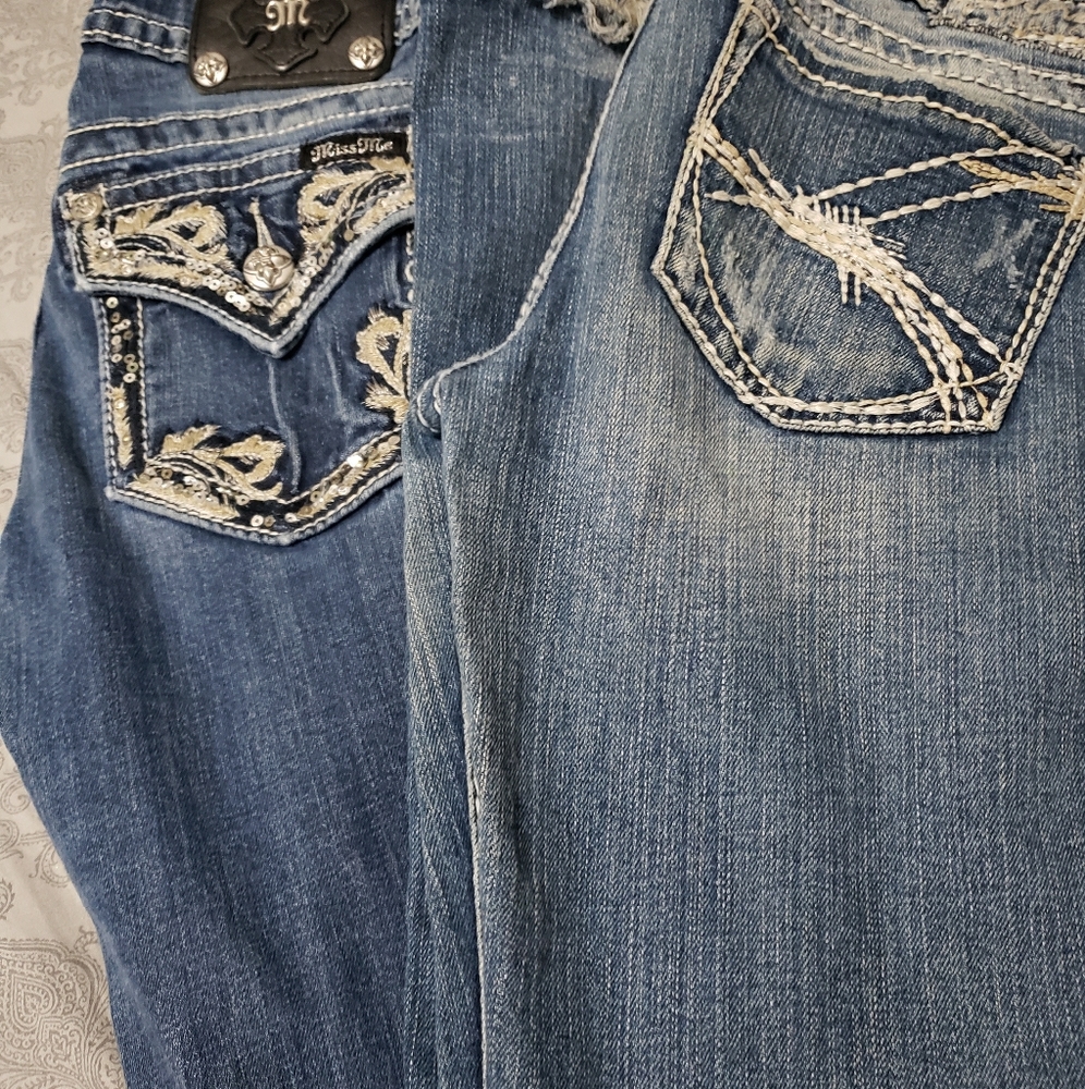 Miss Me & Silver WORK JEANS